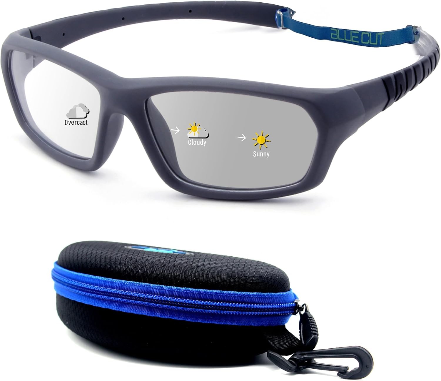 Gray/Black Photochromic-kids Size